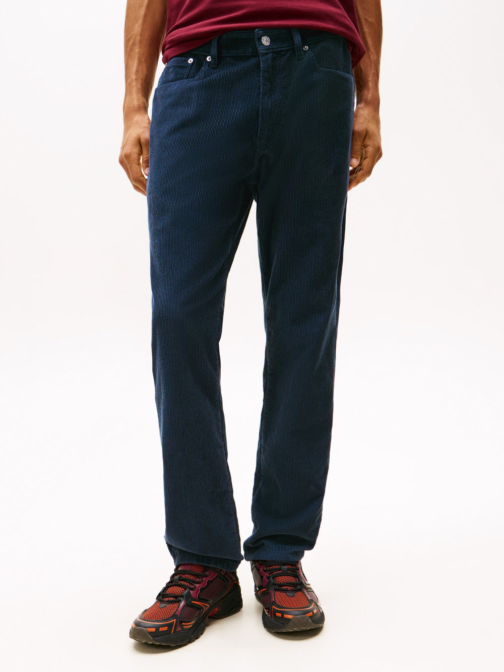 Men Ryan Slim Straight Corduroy Trouser