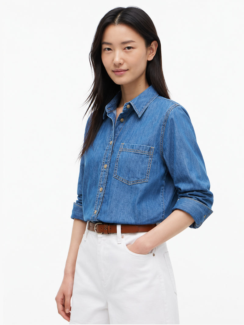 Regular Fit Solid Shirt