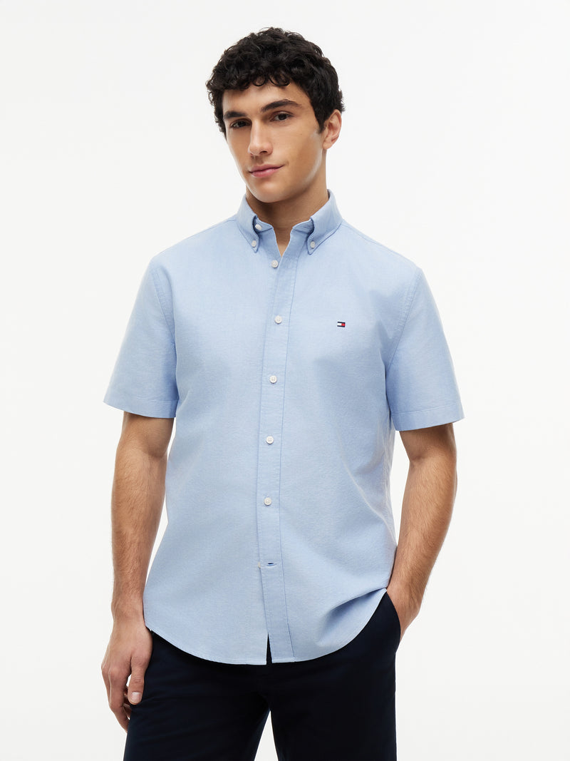 Regular Fit Solid Oxford Shirt
