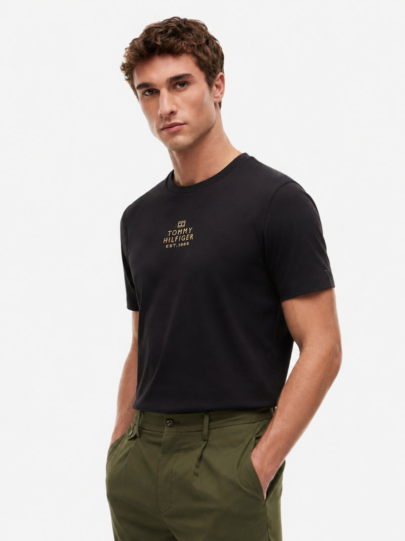 Regular Fit Embroidered Interlock Tshirt