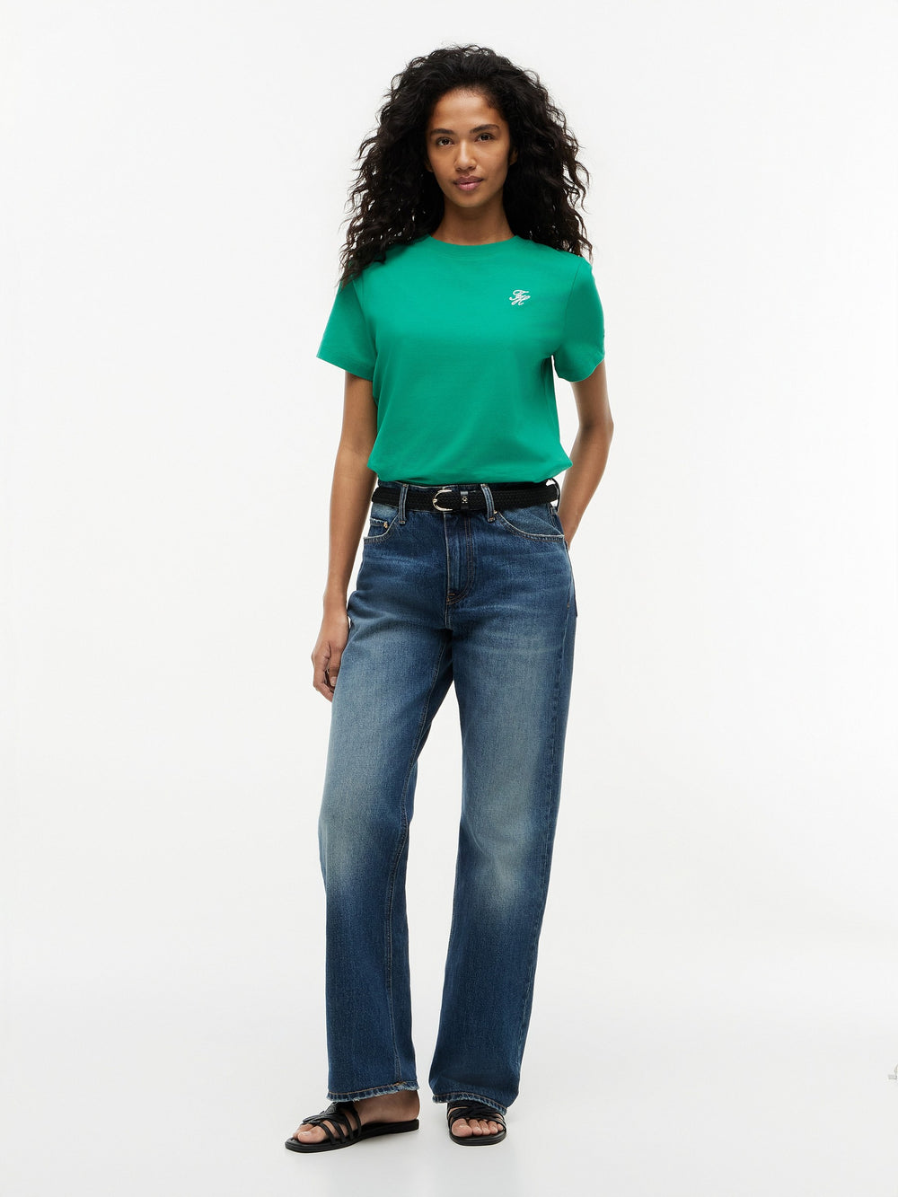Solid Regular Fit Half Sleeve Cotton Jersey T-Shirt