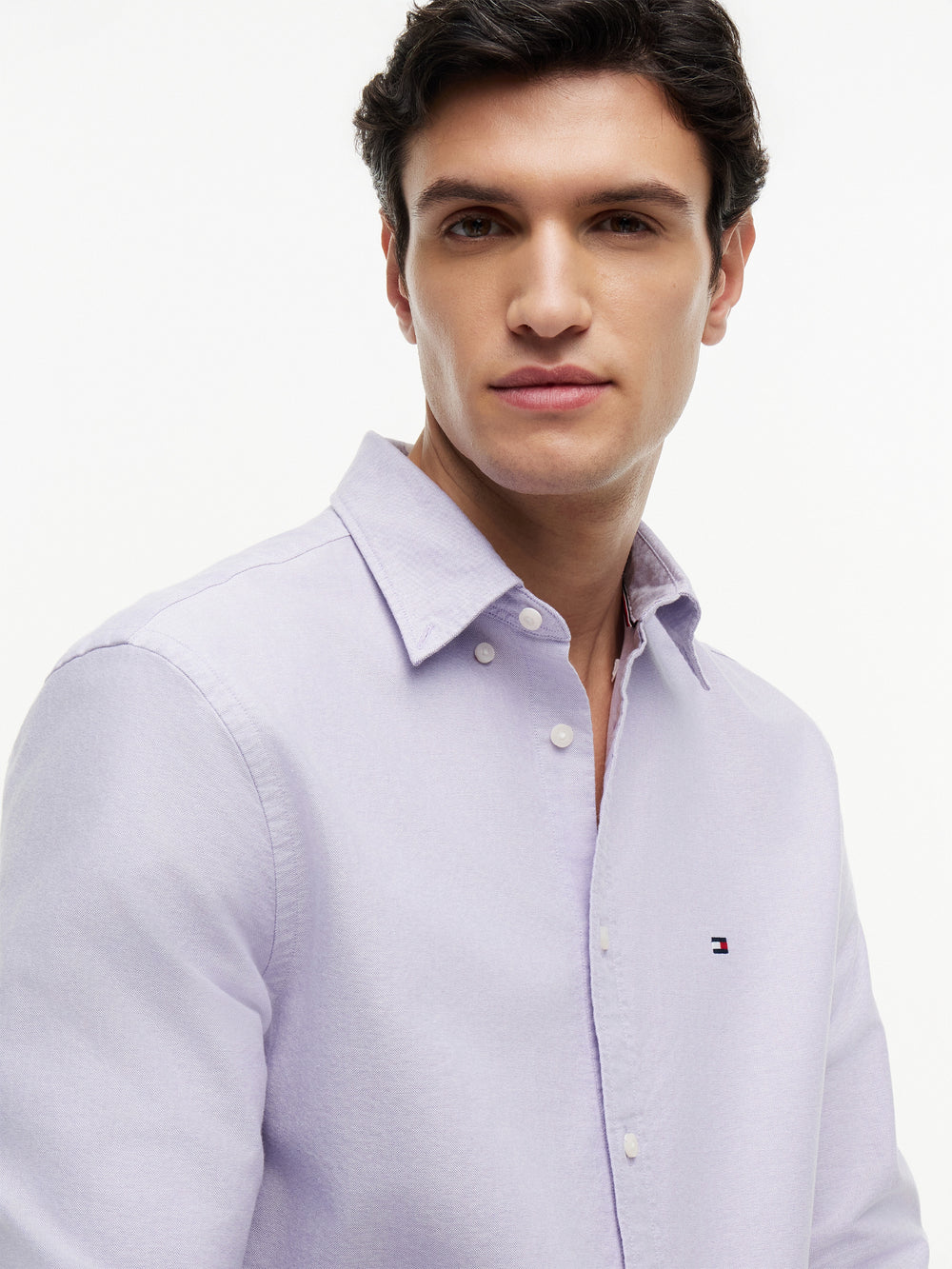 Regular Fit Solid Oxford Shirt