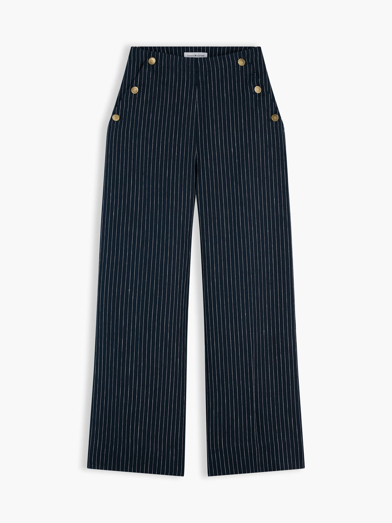 Solid Straight Fit Trouser