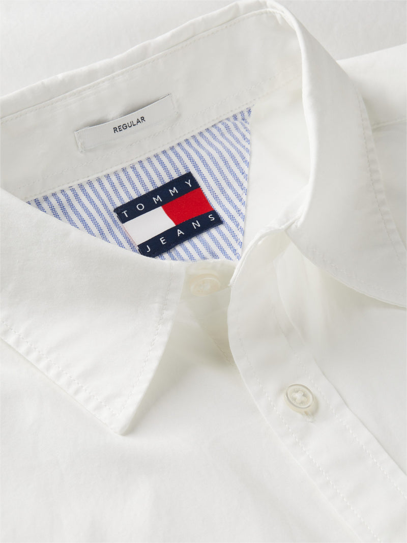 Regular Fit Solid Poplin Shirt