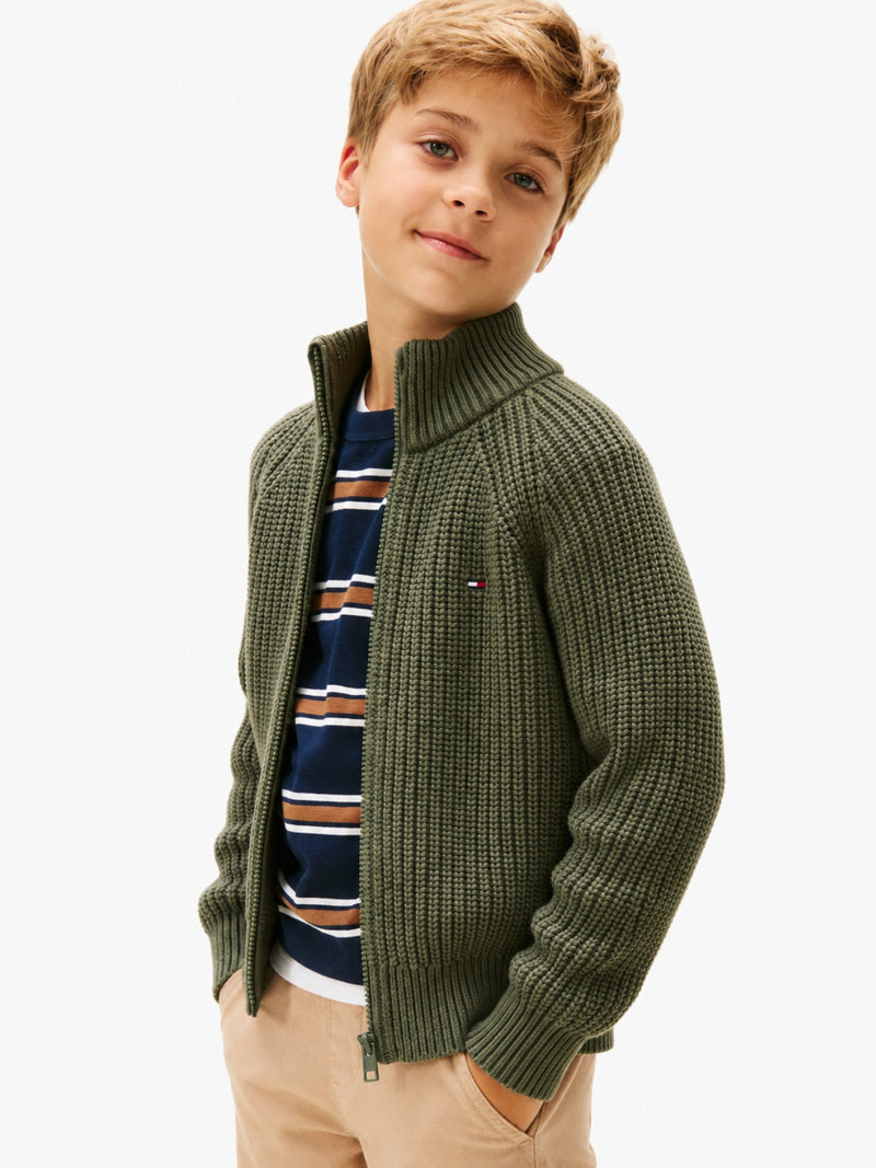 Kids Full Zip Sweater