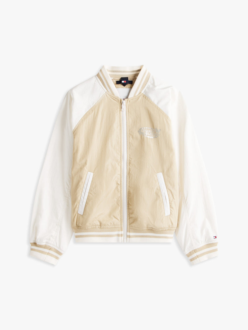 Kids Colorblock Bomber Jacket