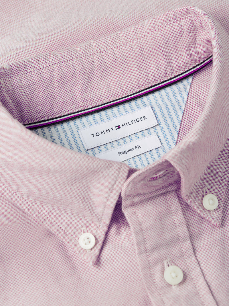 Regular Fit Solid Oxford Shirt