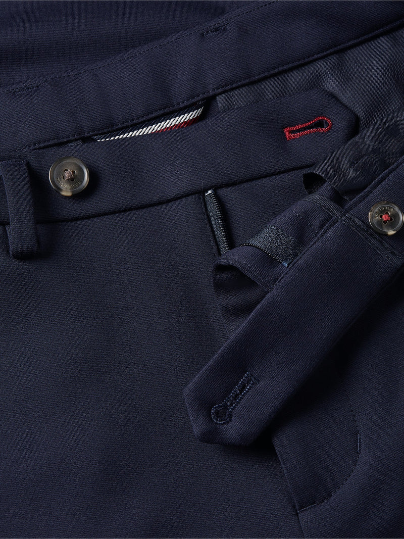 Men Straight Fit Punto Twill Trousers