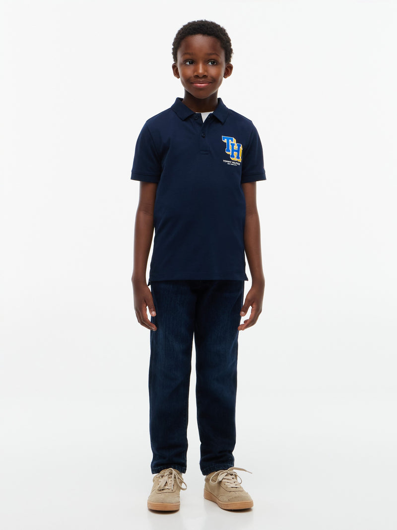 Kids Stretch Polo