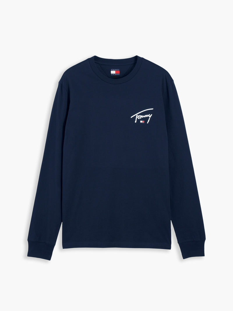 Slim Fit Signature Long Sleeve T-Shirt