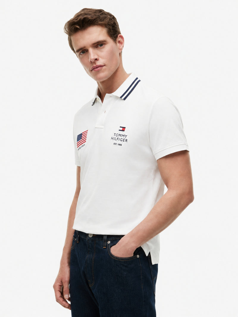 Regular Fit Graphic Pique Polo
