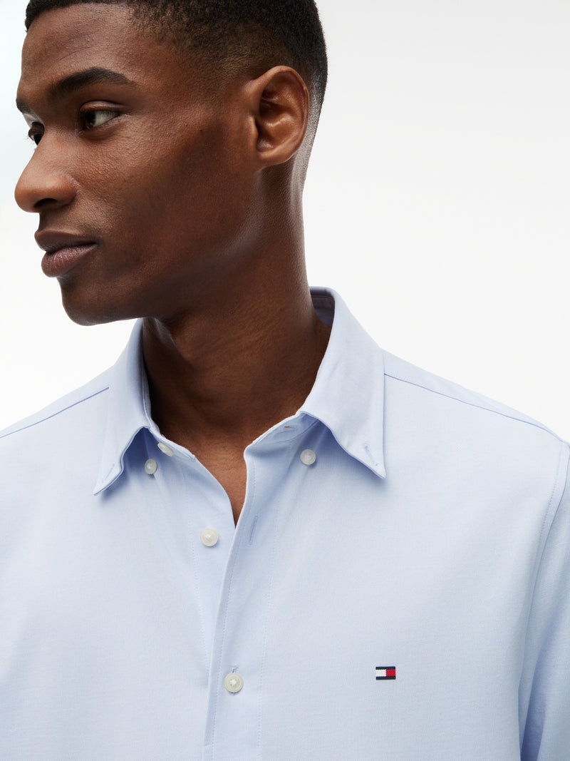 Regular Fit Solid Oxford Shirt