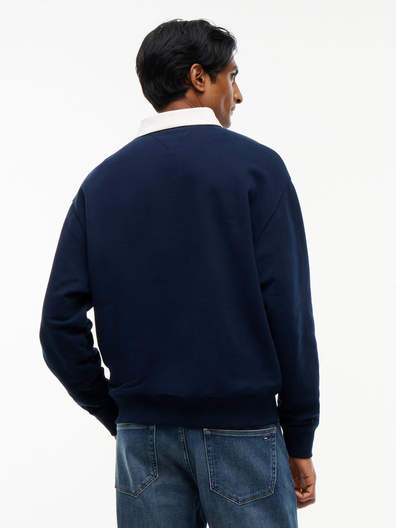 Relaxed Fit Rugby Polo