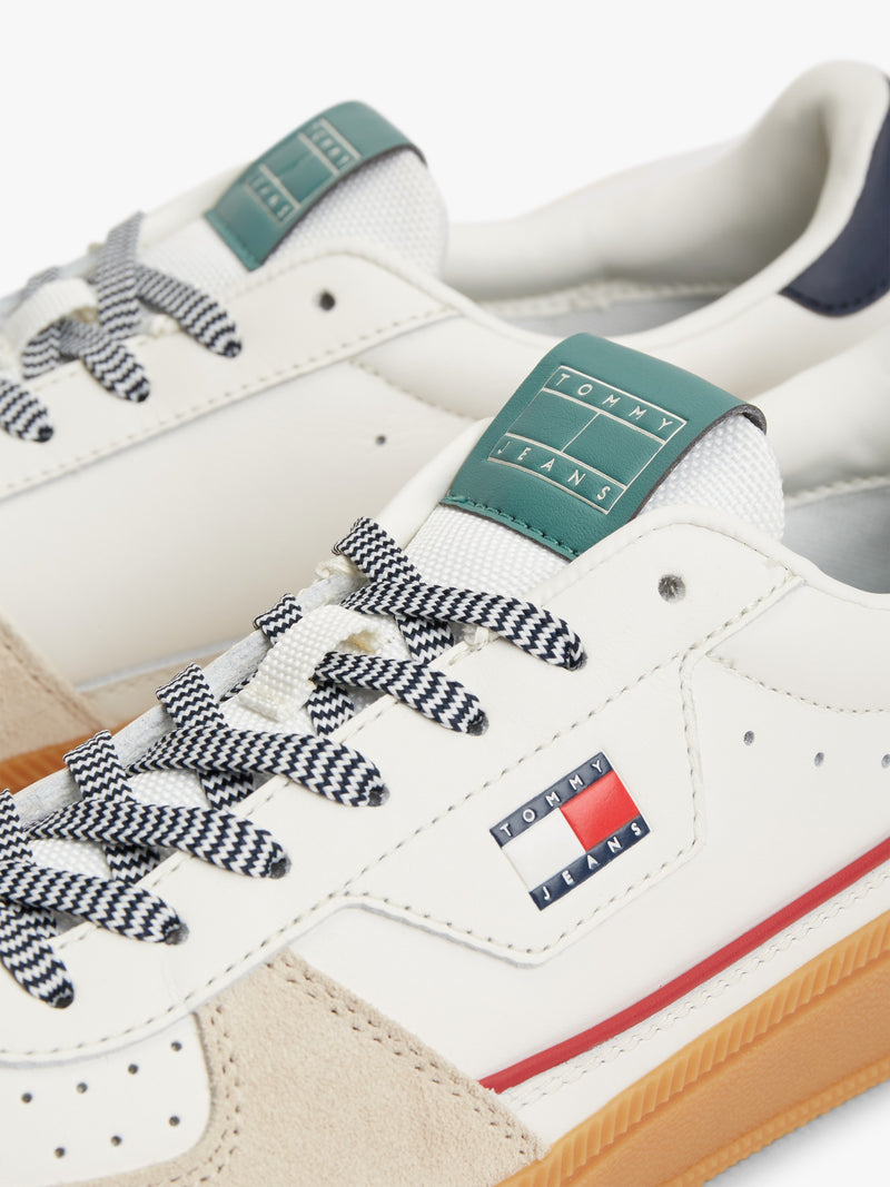 Men Suede Mix Low Profile Sneaker