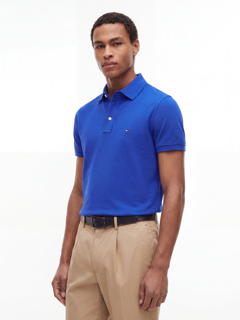 Slim Fit Solid Pique Polo