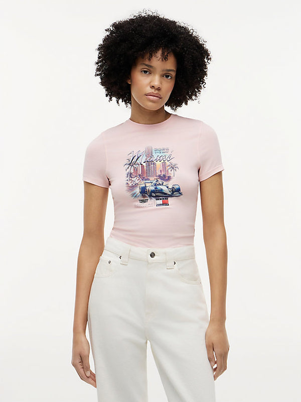 Solid Slim Fit Short Sleeve Cotton Jersey T-Shirt