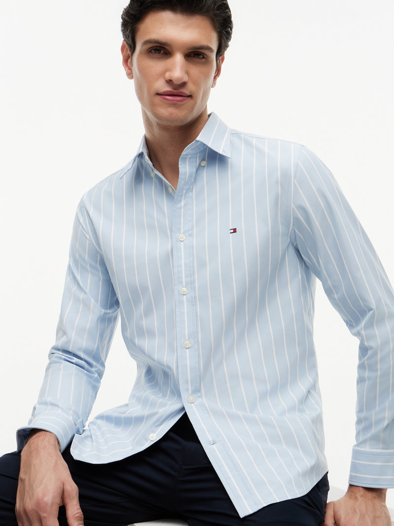 Regular Fit Stripe Performance Shirt