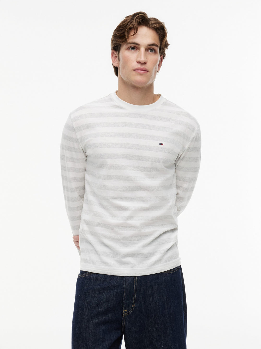 Regular Fit Stripe Long Sleeve T-Shirt