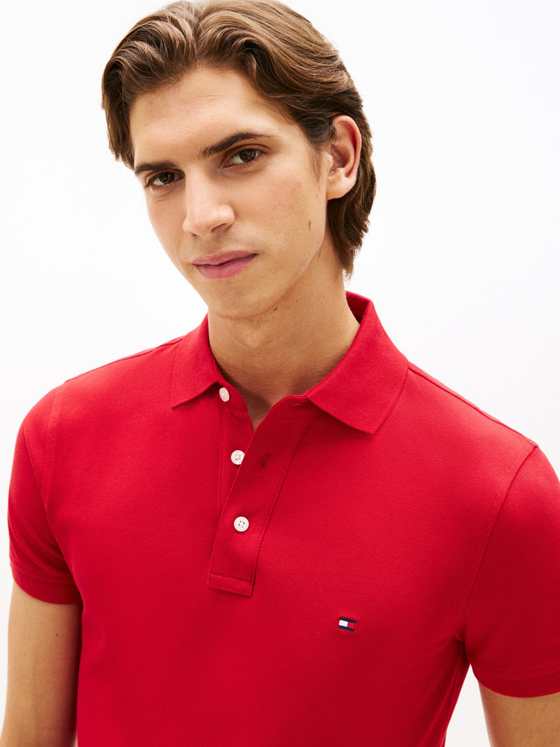 Slim Fit Solid Pique Polo