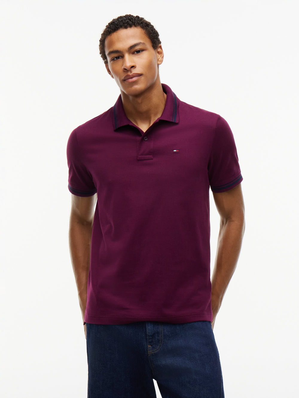 Regular Fit Tipped Polo