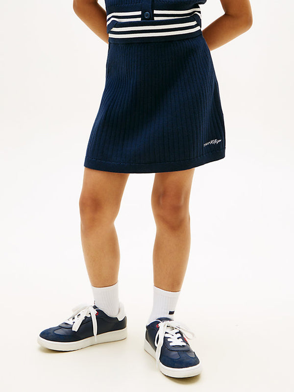 Girls Sweater Rib Skirt