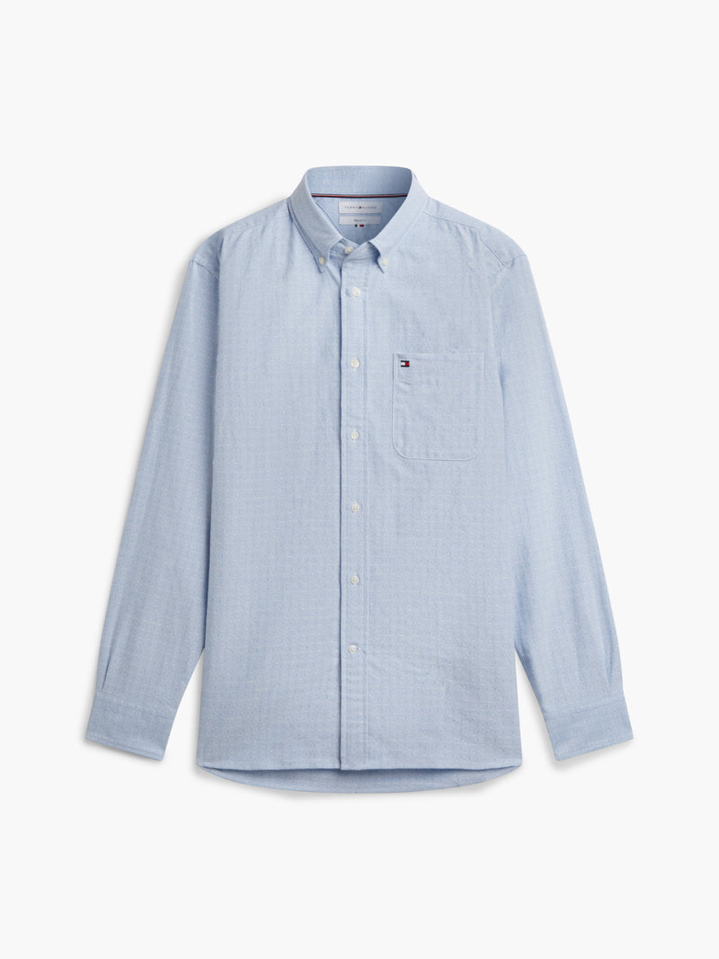 Regular Fit Texture Oxford Shirt