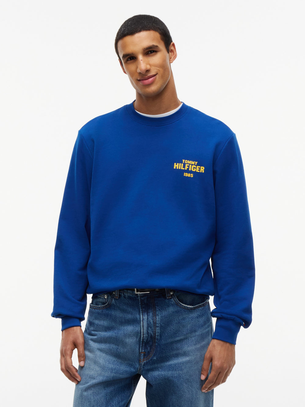 Crew Neck Terry Sweatshirt