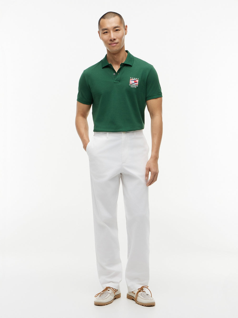 Regular Fit Graphic Pique Polo