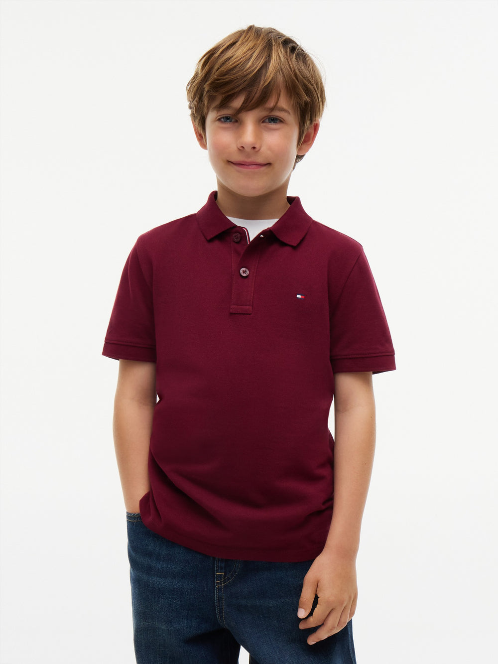 Kids Solid Polo