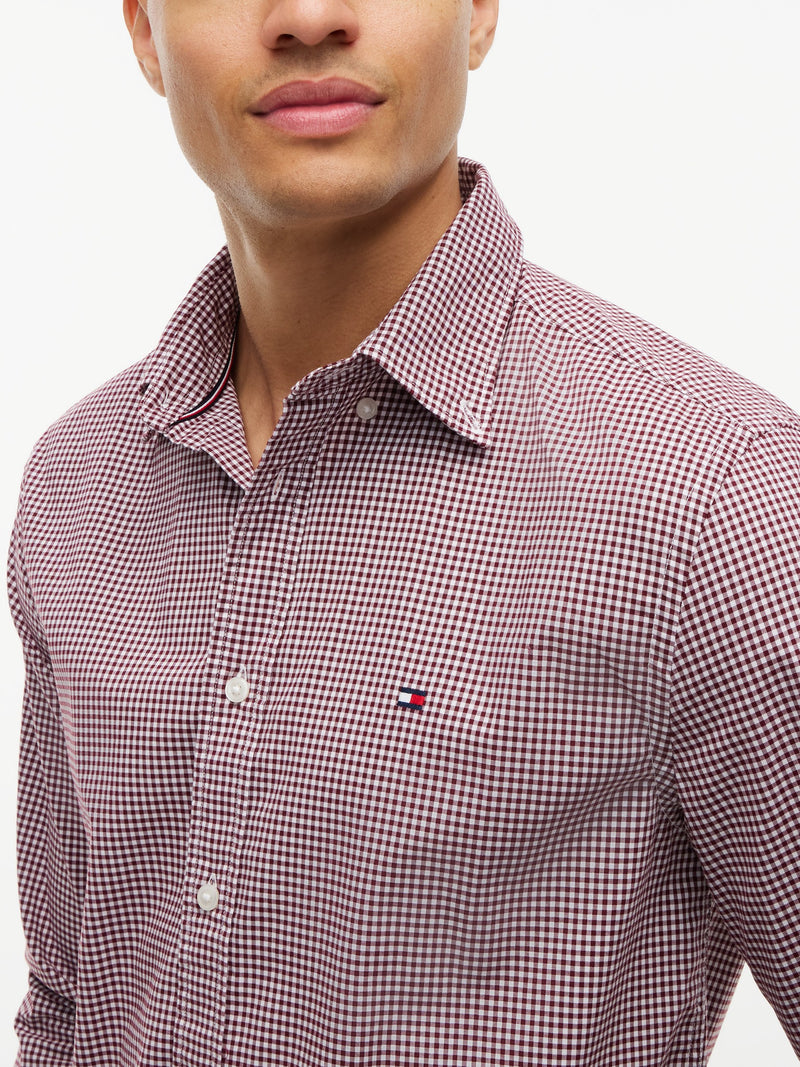 Regular Fit Check Poplin Shirt