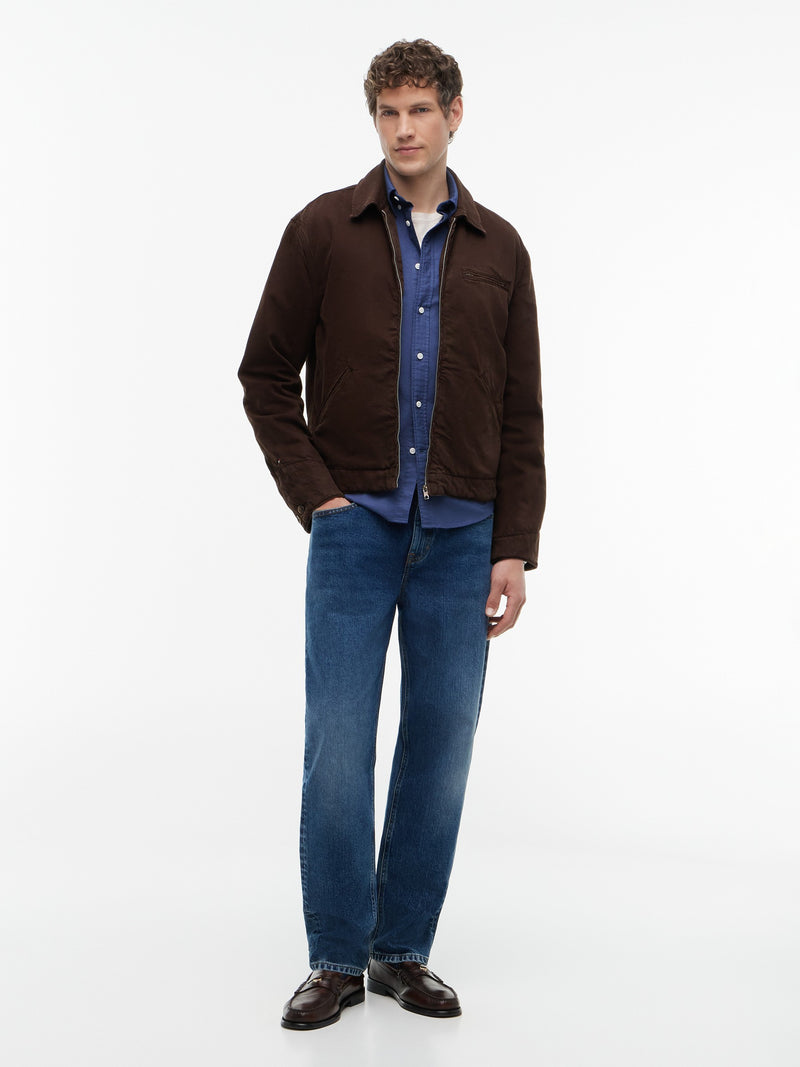 Regular Fit Solid Oxford Shirt