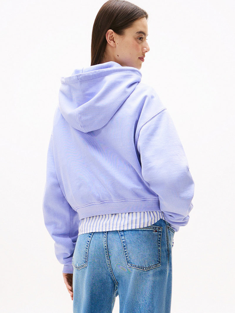 Relaxed Fit Terry Hoodie