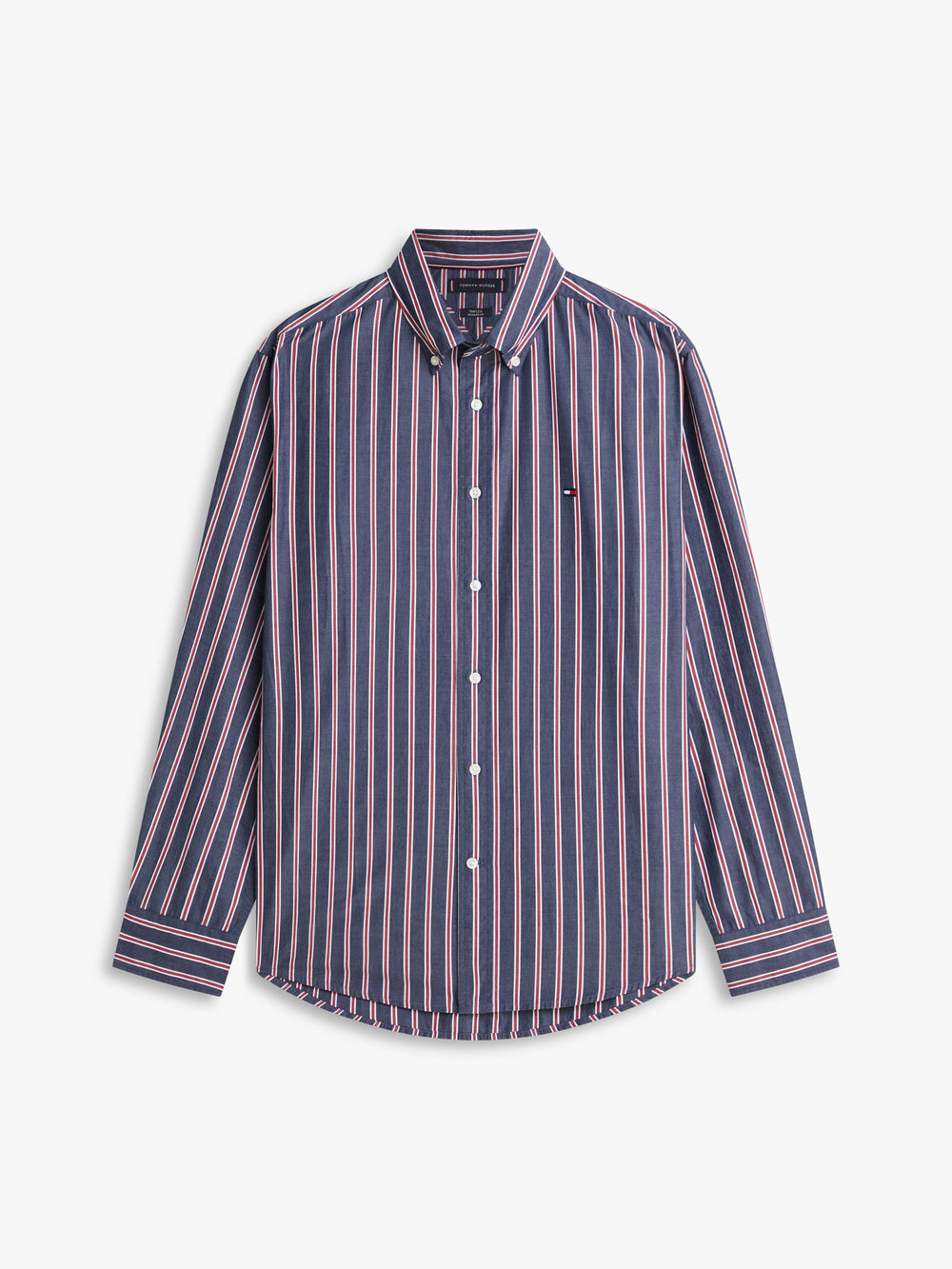 Regular Fit Stripe Poplin Shirt