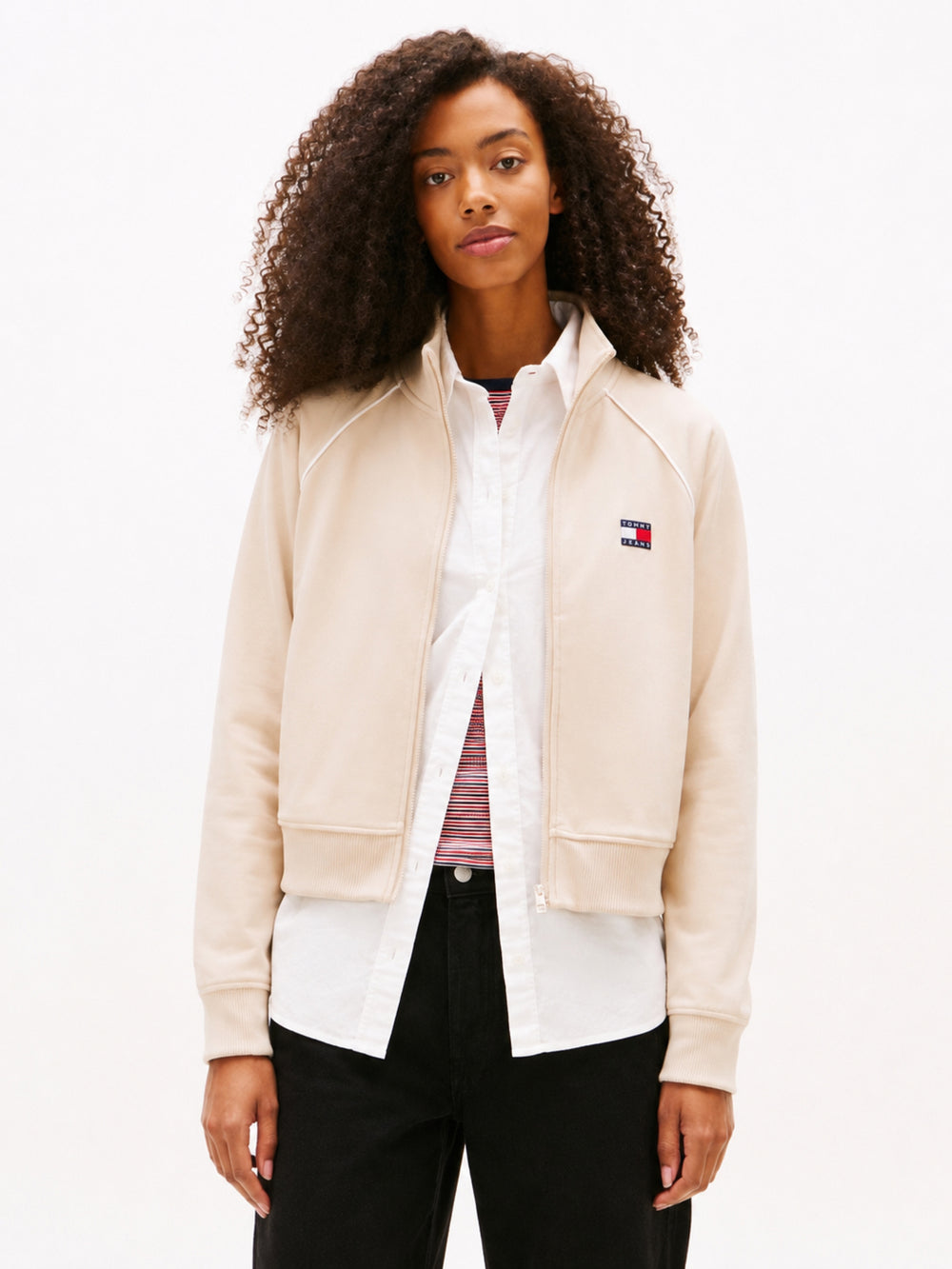 Regular Fit Interlock Zip Thru