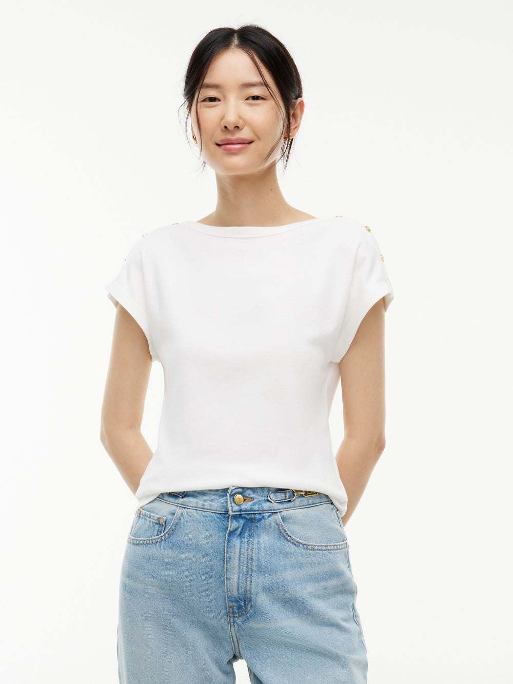 Solid Regular Fit Half Sleeve Cody T-Shirt
