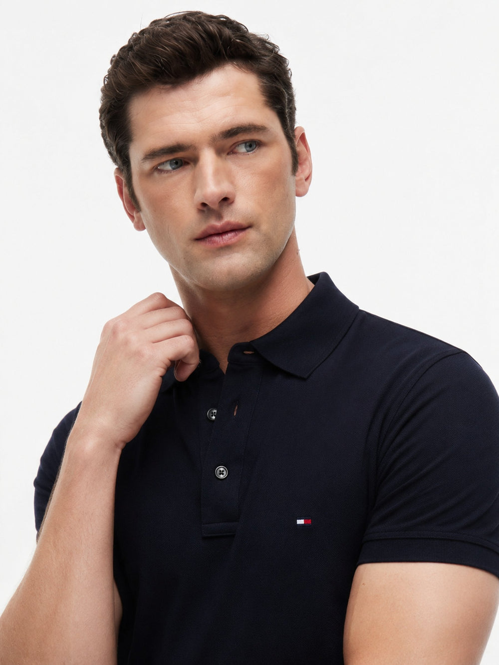 Slim Fit Solid Pique Polo