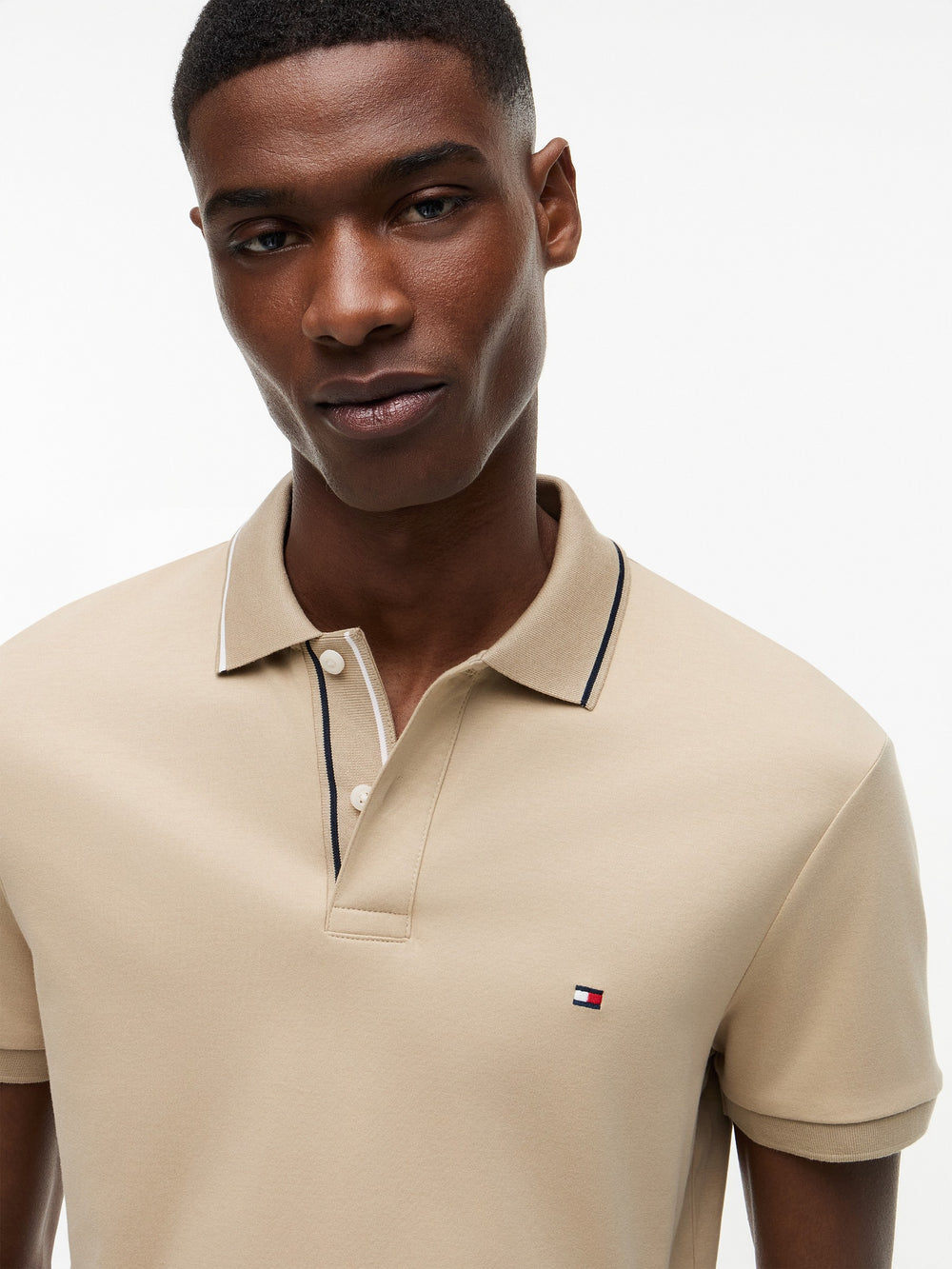 Slim Fit Interlock Polo