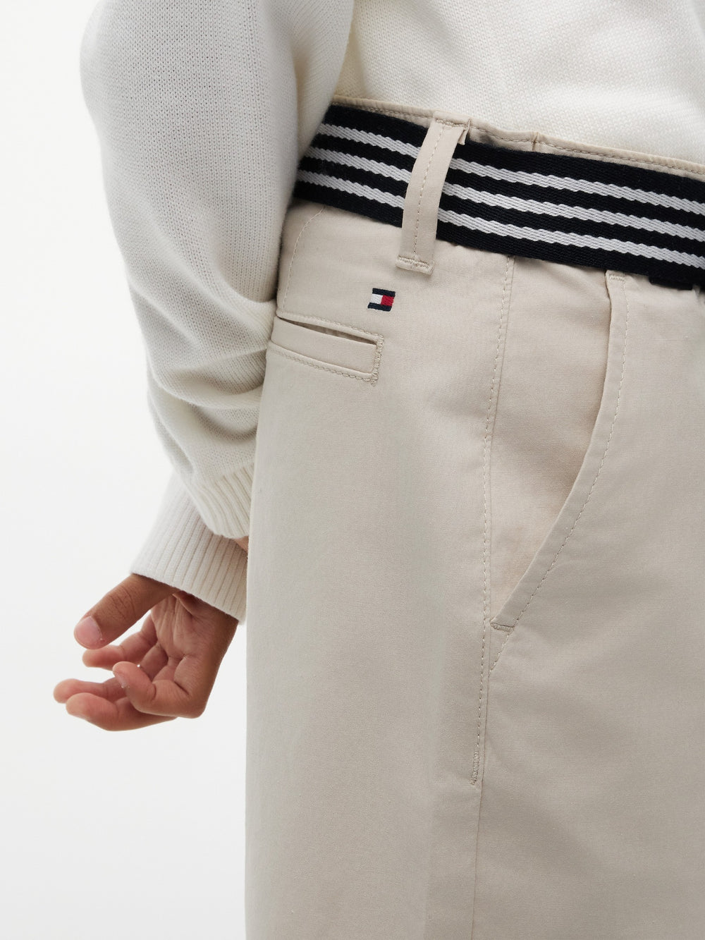 Boys Belted Chino Shorts