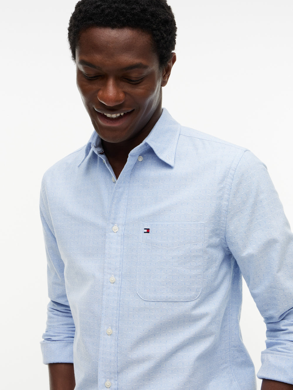 Regular Fit Texture Oxford Shirt