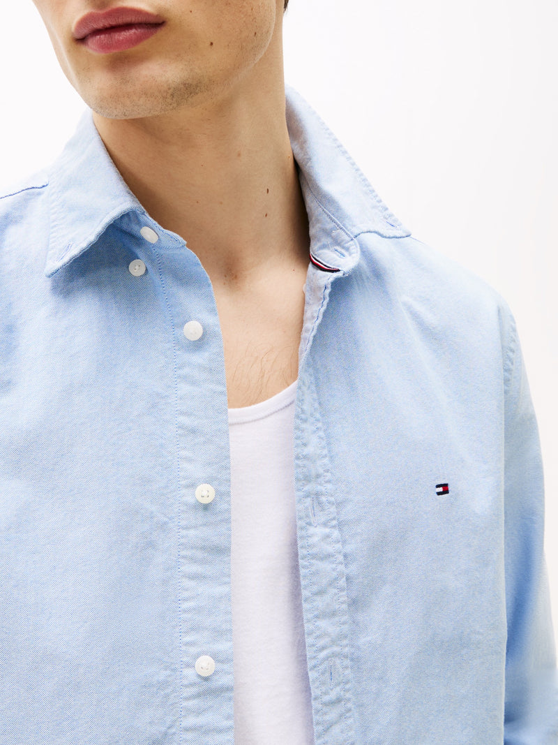 Regular Fit Solid Oxford Shirt