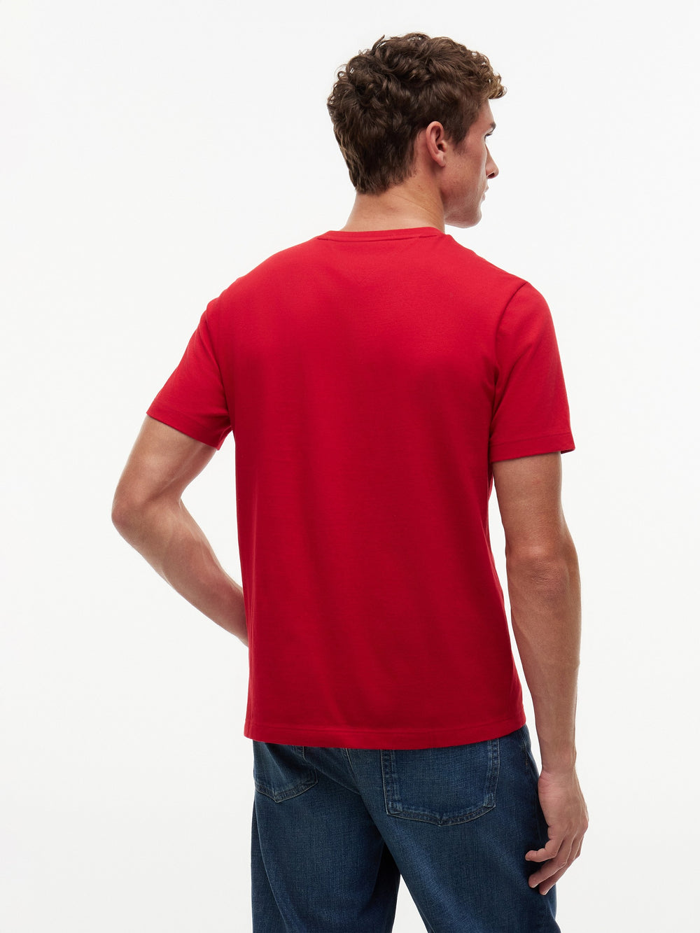 Regular Fit Solid Pocket Tshirt