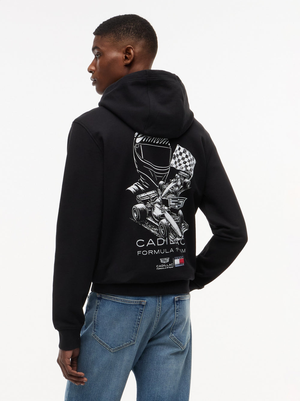Regular Fit Cf1 Back Print Hoodie