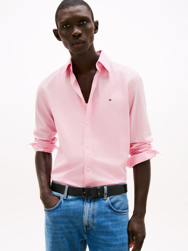 Regular Fit Solid Poplin Shirt