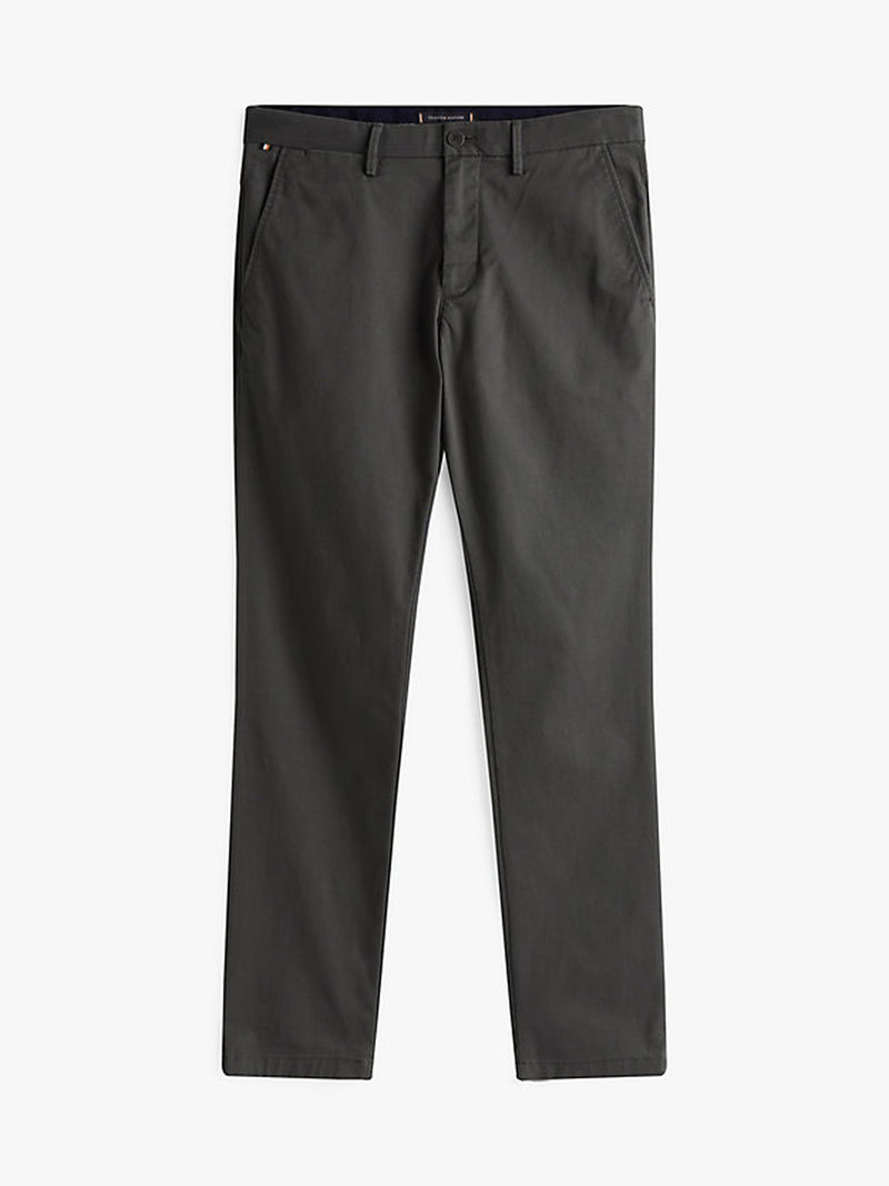 Men Slim Tapered Fit 1985 Cotton Trouser