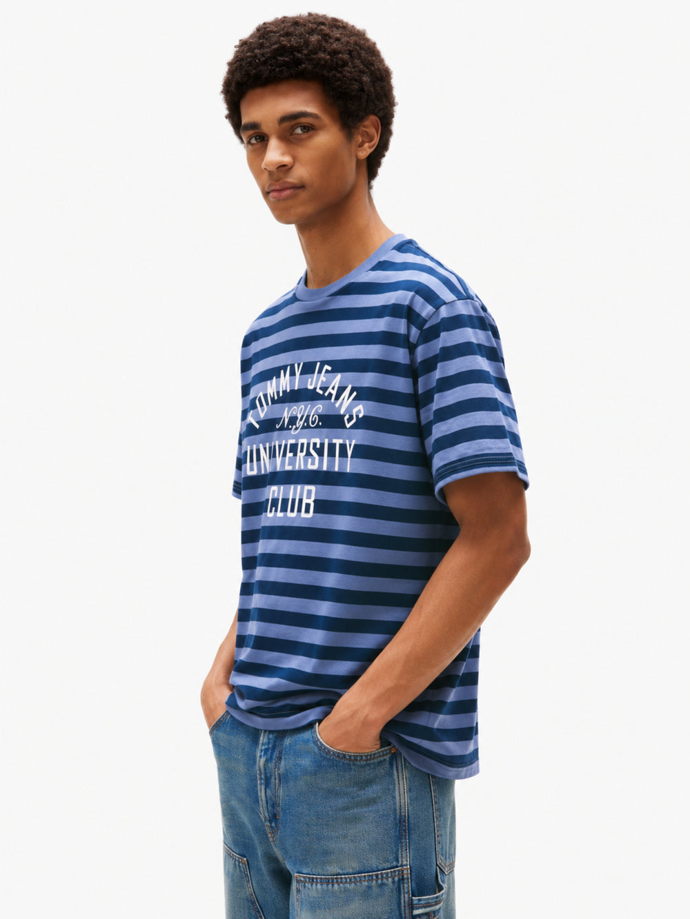 Relaxed Fit Stripe T-Shirt