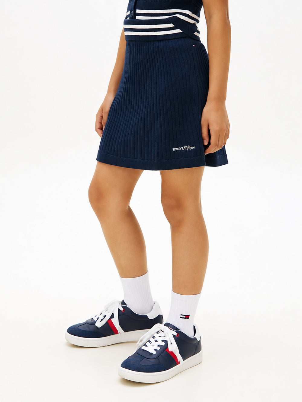 Girls Sweater Rib Skirt