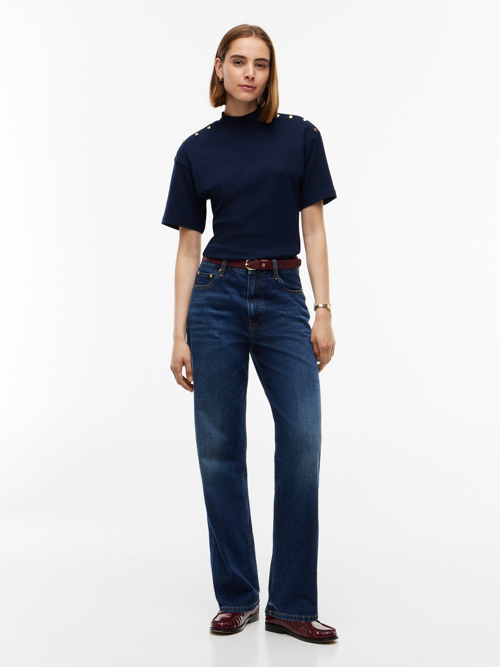 Solid Regular Fit Half Sleeve Cody T-Shirt