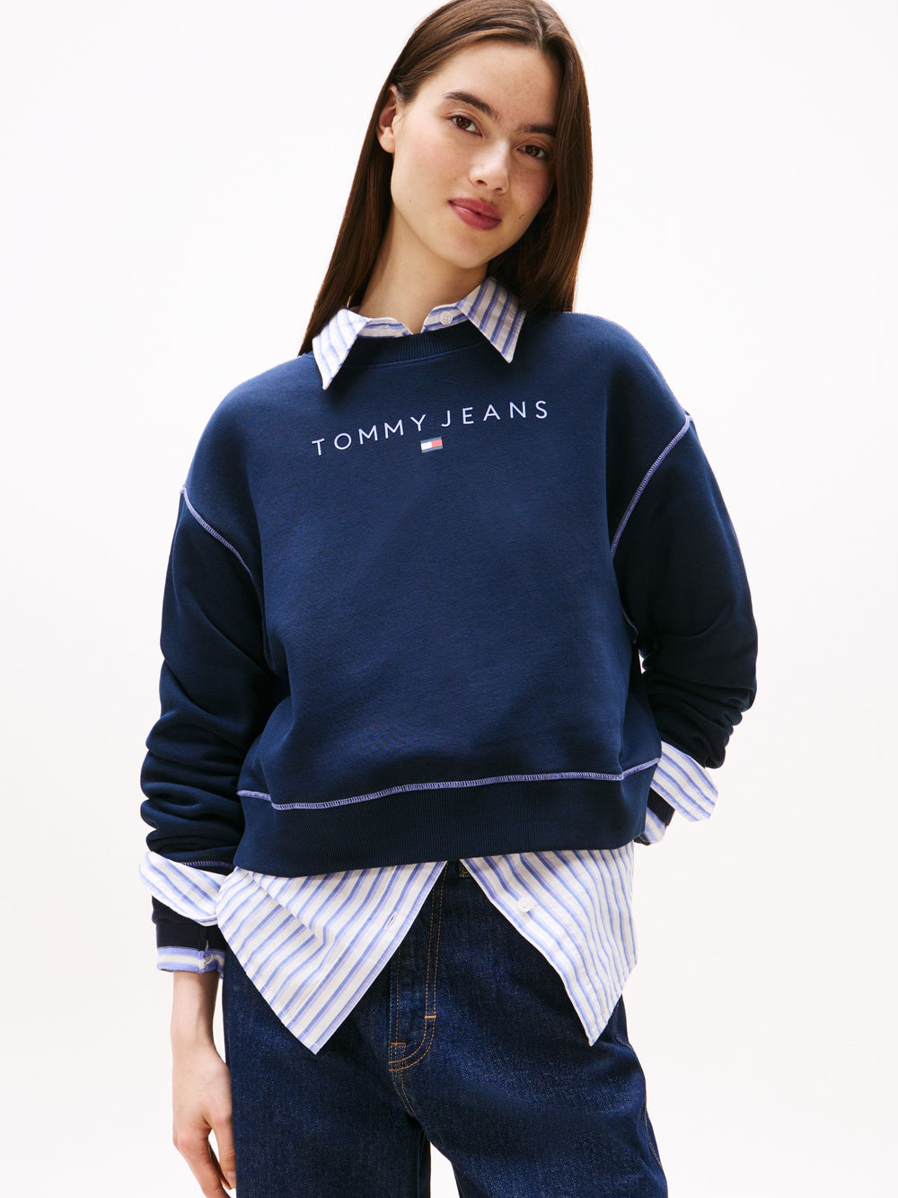 Relaxed Fit Fleece Pullover