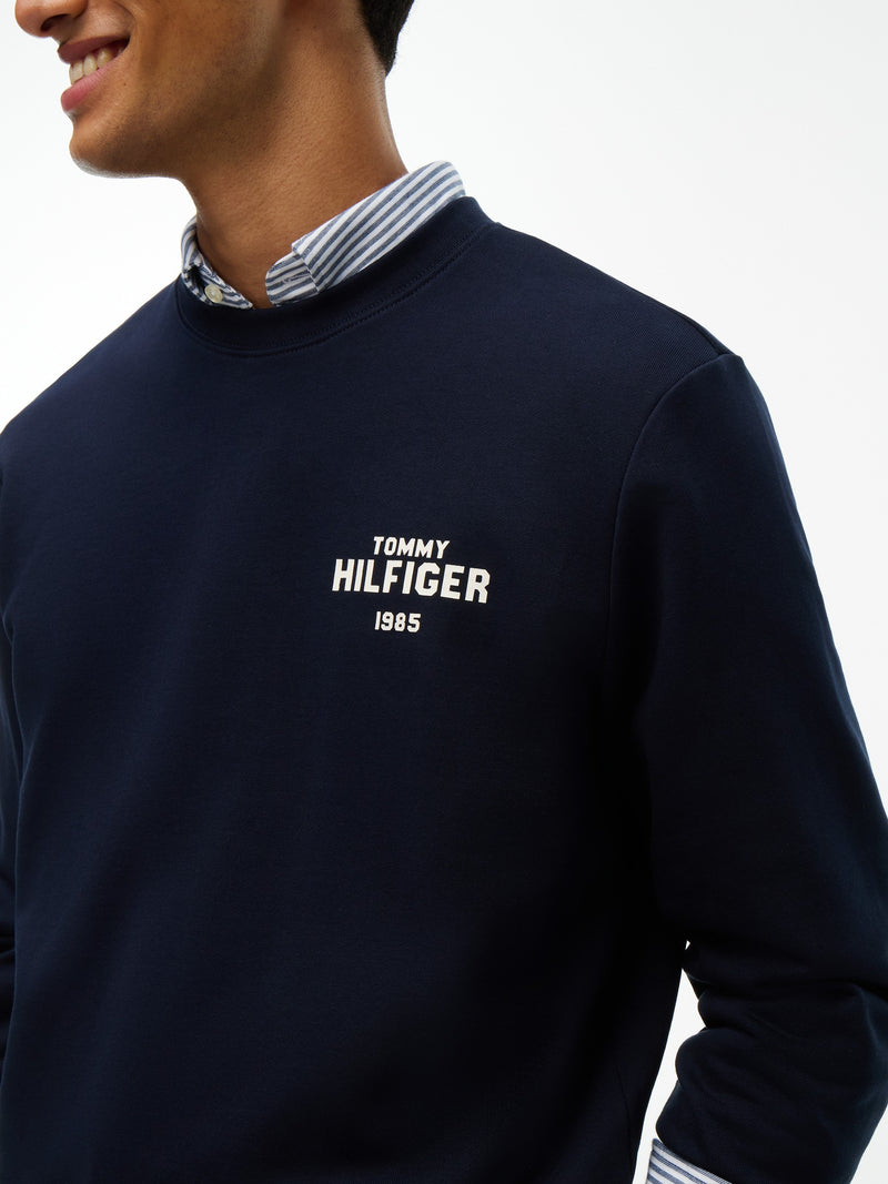Crew Neck Terry Sweatshirt