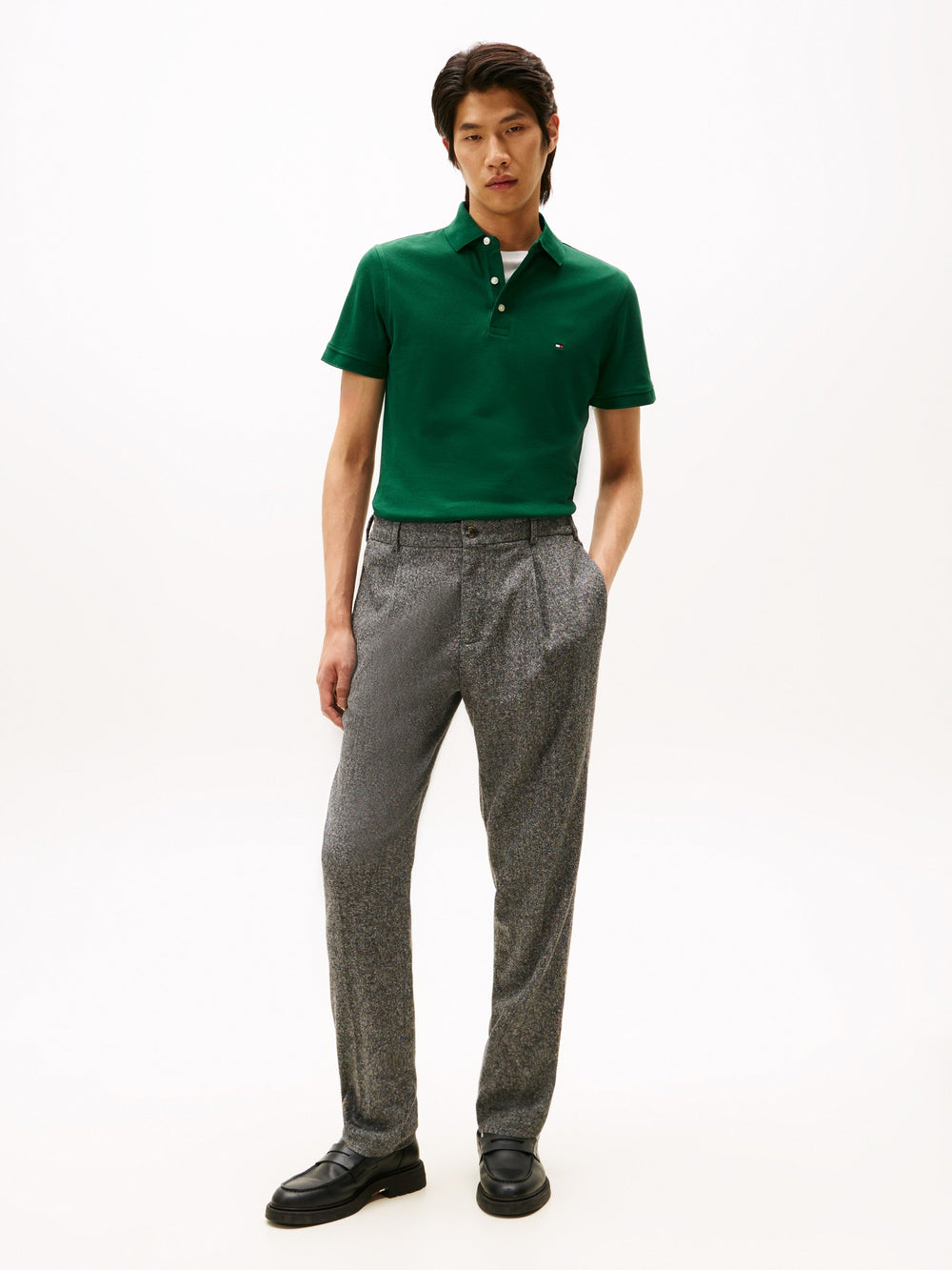Slim Fit Solid Pique Polo